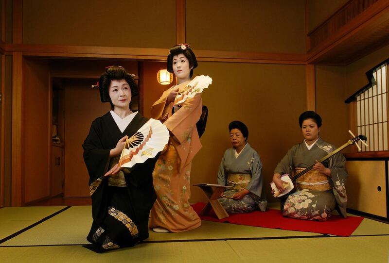 A geisha performance in Kanazawa. Courtesy Kanazawa City
