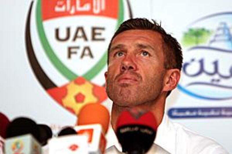 The new manager Srecko Katanec has high hopes for the UAE despite a disappointing World Cup 2010 qualifying campaign.