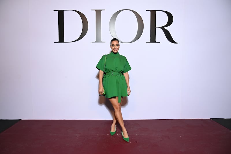 Karen Wazen attends the Dior Womenswear Fall/Winter show. Getty Images