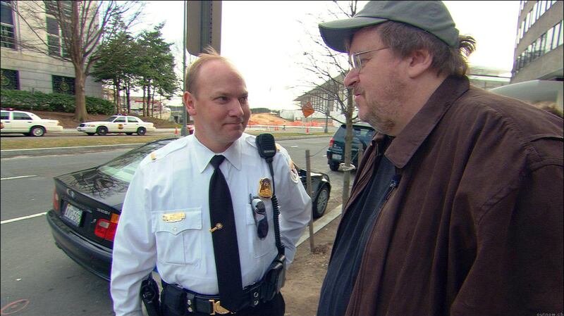 2004: "Fahrenheit 9/11," Michael Moore 
credit: Fellowship Adventure Group