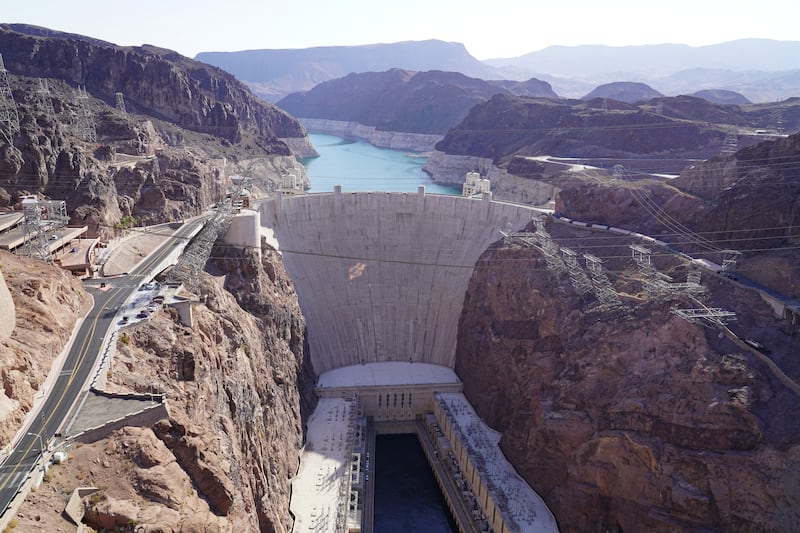 The Hoover Dam was completed in 1936, creating Lake Mead, the largest reservoir in the US.