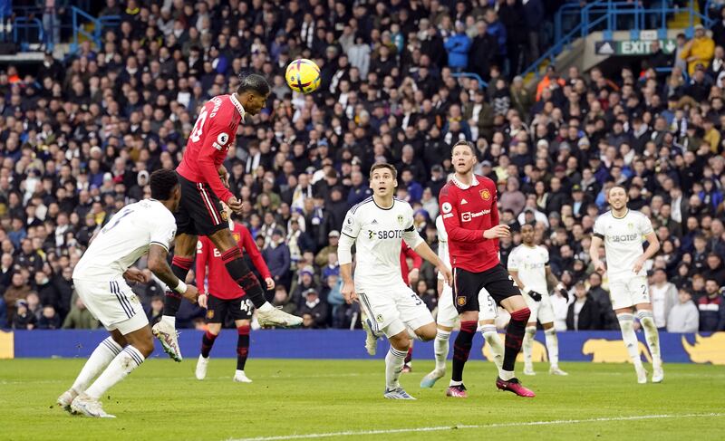 Marcus Rashford, 7 - Struggled to get in the game in the first 45, with most touches in his own half.
Stayed onside to head the winner – again – on 80. Brilliant goal. Scored in eight of last nine league games and 21 goals this season in all competitions – it’s going to be his best one. Put ball in net again, but he was offside. 

PA