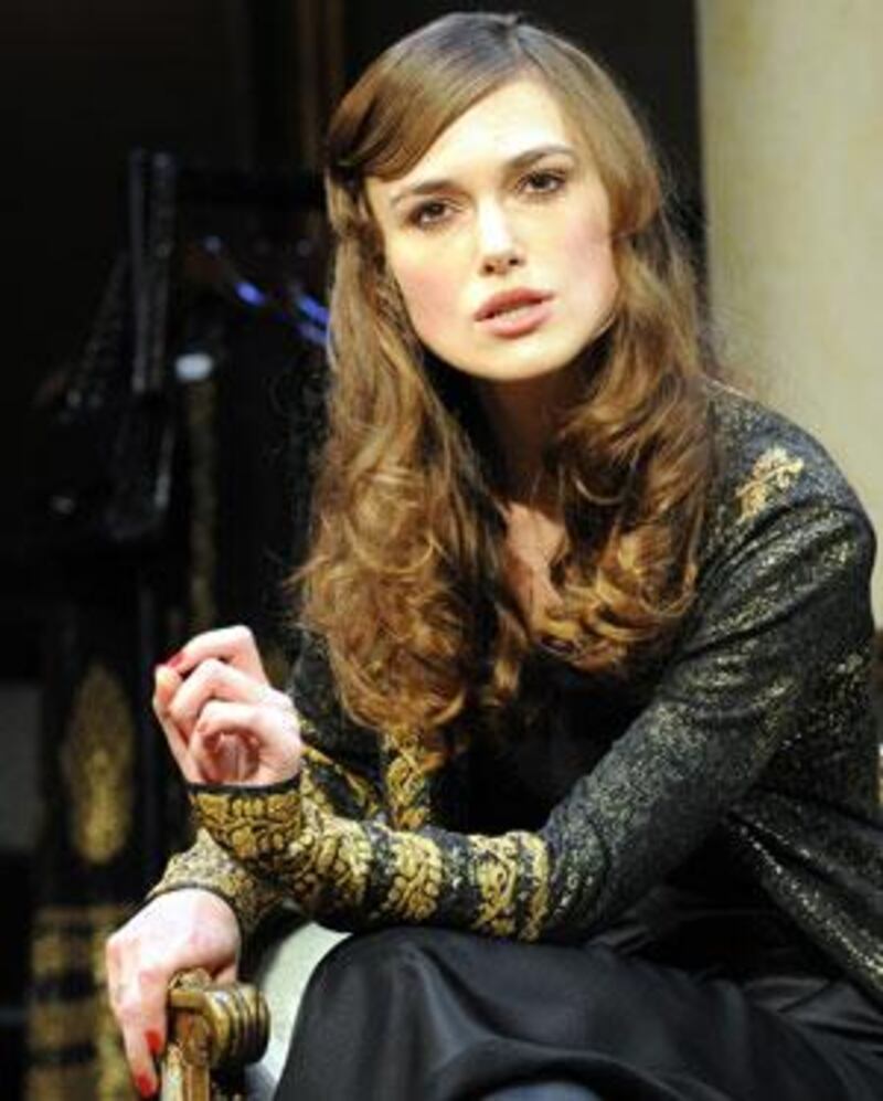 Keira Knightley was nominated for her role in <i>The Misanthrope</i> at the Comedy Theatre in London.