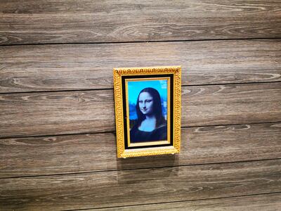 The interactive Mona Lisa from Florent Aziosmanoff. Courtesy b8ta / Business France