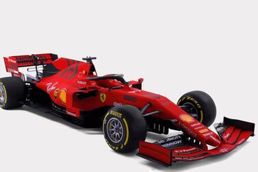 Ferrari's 2019 challenger for the Formula One season. Handout