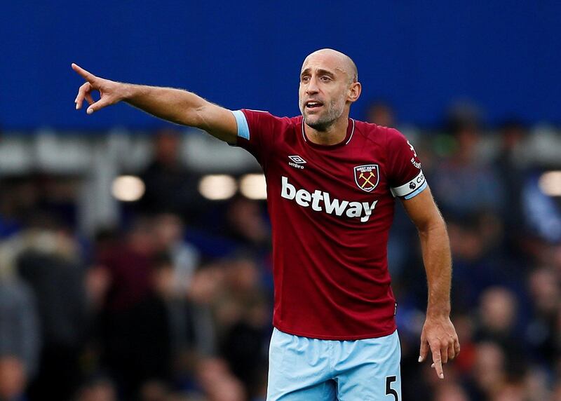 Right-back: Pablo Zabaleta (West Ham United) – Acquitted himself superbly to keep Eden Hazard much quieter than usual as West Ham got their first clean sheet of the season. Reuters
