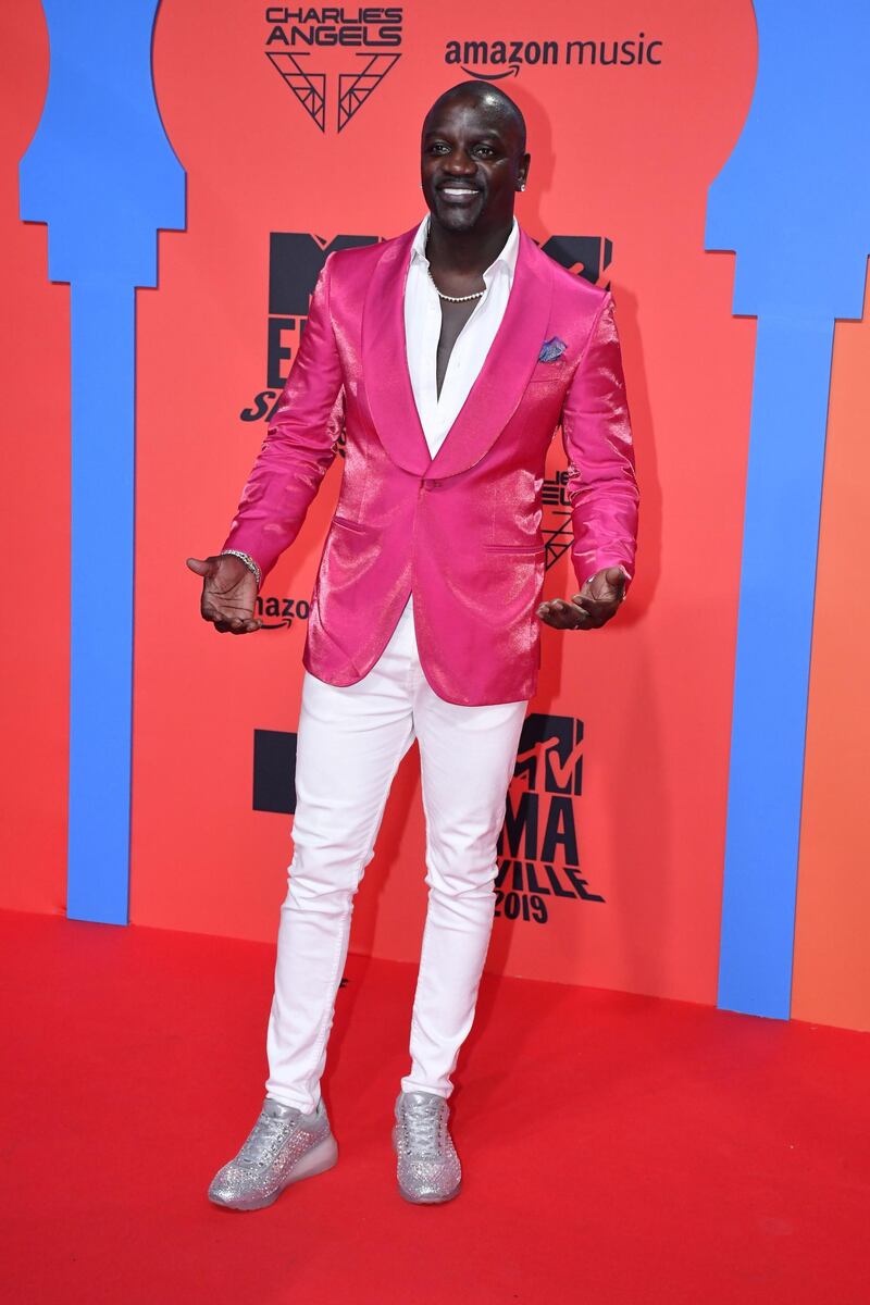 Akon attends the MTV EMAs 2019 on November 3, 2019 in Seville, Spain. EPA