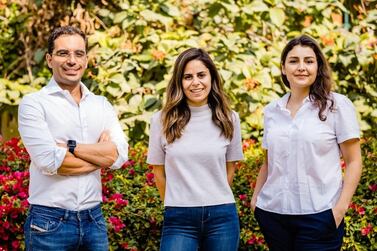 Nuwa Capital's co-founders, from left, Khaled Talhouni, Sarah Abu Risheh and Stephanie Prince. Courtesy Nuwa Capital