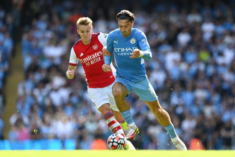 1) Jack Grealish: Aston Villa to Manchester City (transfer fee - €117.5m / market value - €65.00m)  Getty Images