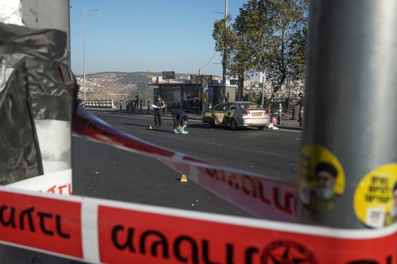 Israeli officials say there were two explosions near bus stops in Jerusalem, injuring several people. AP