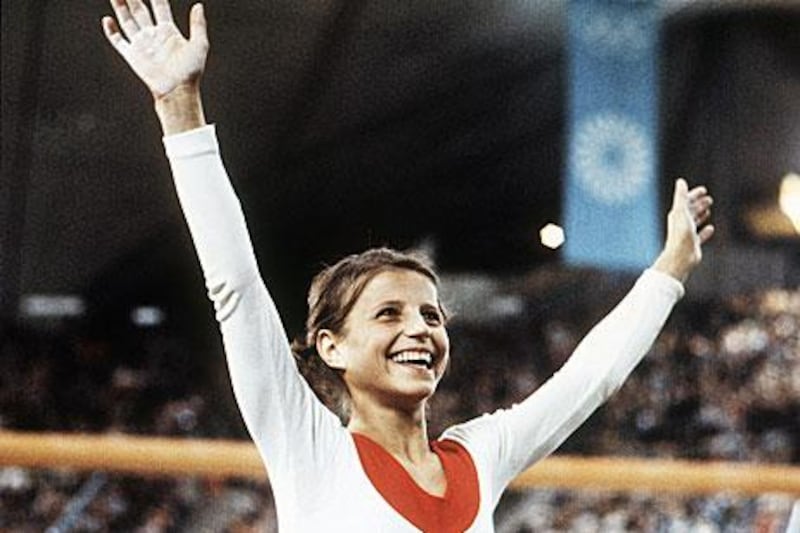 Olga Korbut celebrates at the 1972 Olympics in Munich. The Games went ahead despite attack on athletes by Black September terrorists.