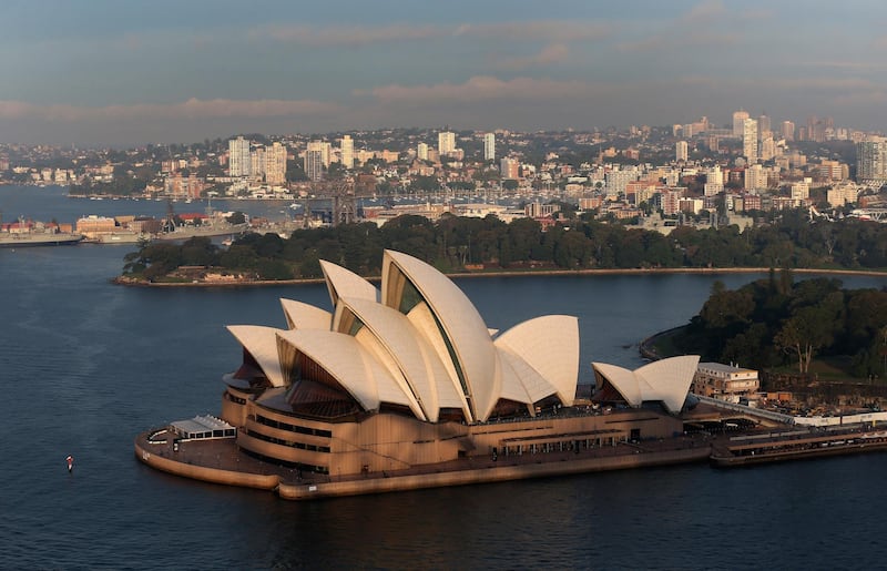 SYDNEY, AUSTRALIA - JUNE 13:  General view of Sydney Opera House on June 13, 2013 in Sydney, Australia.  (Photo by David Rogers/Getty Images)