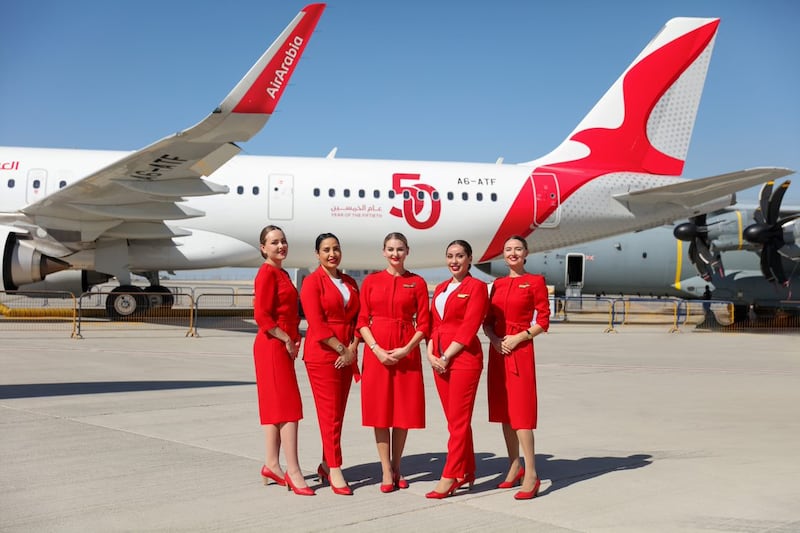 Air Arabia crew members.