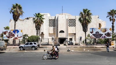 After being closed for five years the Idlib Museum reopened in 2018. AFP 