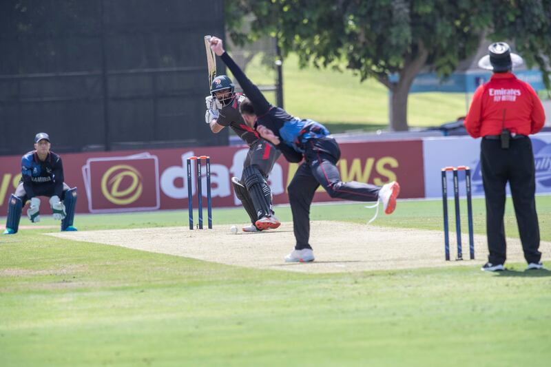 UAE could only manage 142-9 chasing 159 by Namibia in Dubai. Antonie Robertson / The National
