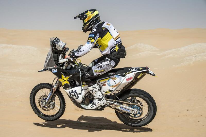 Pablo Quintanilla in action during the 2017 Abu Dhabi Desert Challenge.