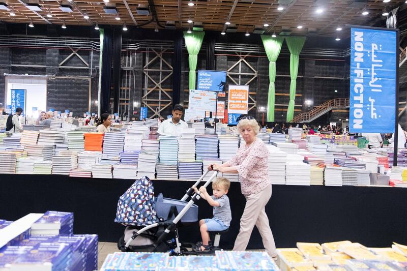 DUBAI, UNITED ARAB EMIRATES - OCTOBER 18, 2018. 

Shopper browse the books at Big Bad Wolf.

The Big Bad Wolf Sale Dubai has over 3 million brand new, English and Arabic books across all genres, from fiction, non-fiction to children's books, offered at 50%-80% discounts.


(Photo by Reem Mohammed/The National)

Reporter: ANAM RIZVI
Section:  NA