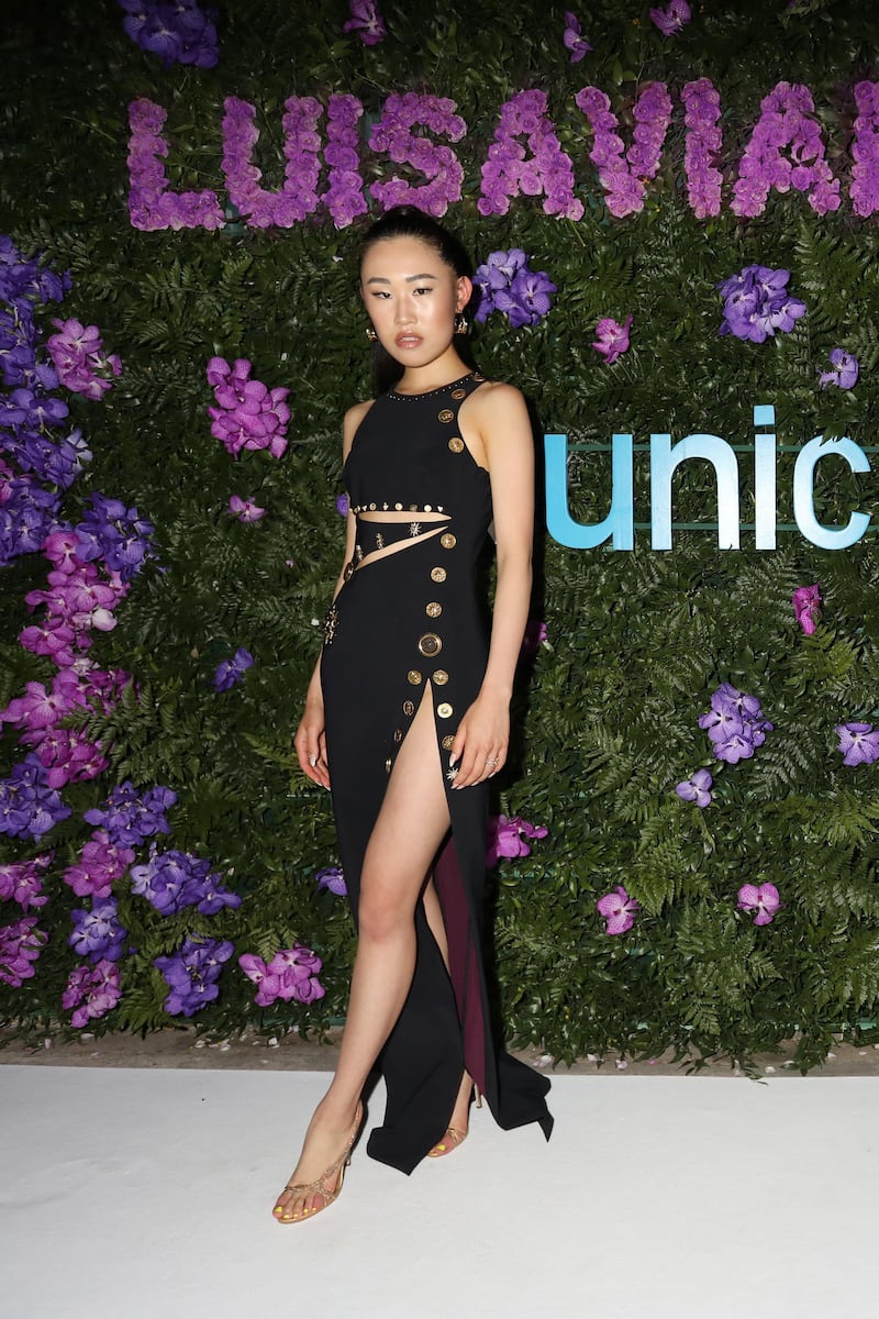 CAPRI, ITALY - AUGUST 29: Jaime Xie attends the photocall at the LuisaViaRoma for Unicef event at La Certosa di San Giacomo on August 29, 2020 in Capri, Italy. (Photo by Elisabetta Villa/Getty Images for Luisa Via Roma)