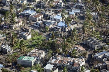 A residential neighbourhood in Beira, Mozambique, impacted by Cyclone Idai. Guillem Sartorio / Bloomberg