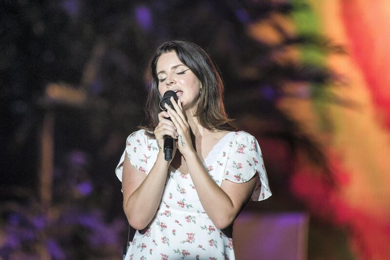 BUDAPEST, HUNGARY - AUGUST 10:  Lana Del Rey performs at Sziget Festival 2018 on August 10, 2018 in Budapest, Hungary.  (Photo by Joseph Okpako/Getty Images)
