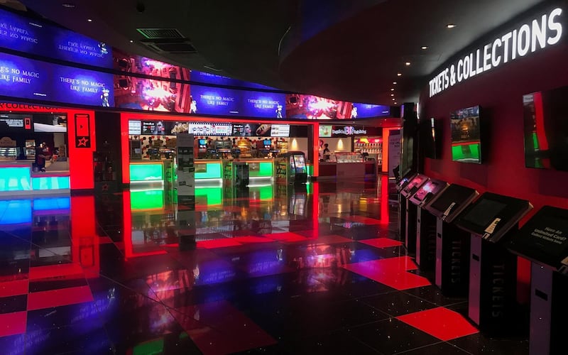 General view of an empty cinema foyer at Cineworld in Hemel Hempstead as the number of coronavirus cases grow around the world, in Hemel Hempstead, Britain, March 17, 2020. REUTERS/Matthew Childs