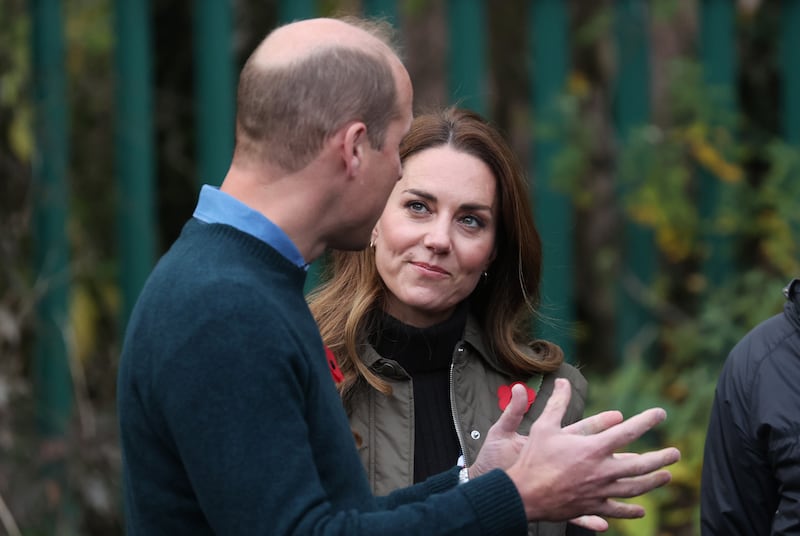 Prince William and Kate meet scouts to learn about the group's #PromiseToThePlanet campaign. Getty Images