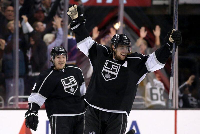 Anze Kopitar scored the game-winning goal for the Kings on Wednesday. Stephen Dunn / Getty Images / AFP