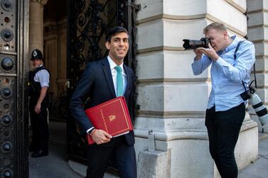 Rishi Sunak passed some of the burden of supporting furloughed workers onto their employers starting from August. Bloomberg