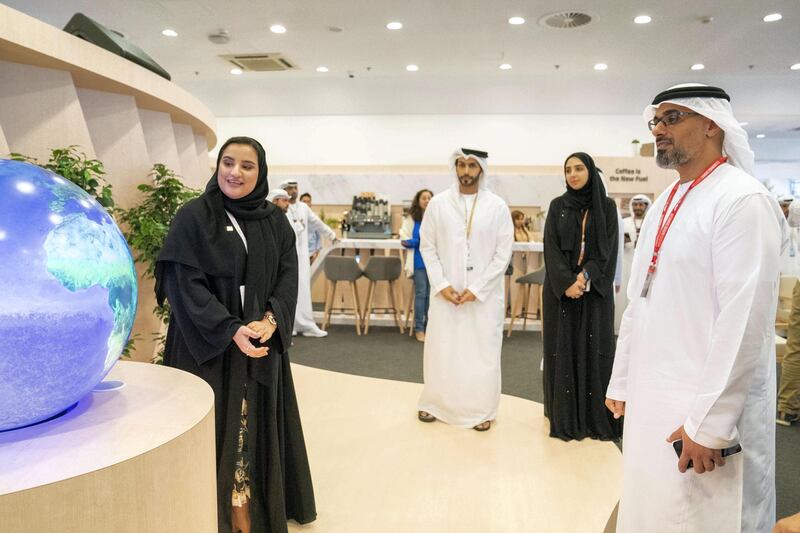 Sheikh Khalid bin Mohammed bin Zayed inspects Yas Marina Circuit.