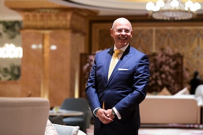 Michael Koth, general manager at Emirates Palace Mandarin Oriental. Khushnum Bhandari / The National