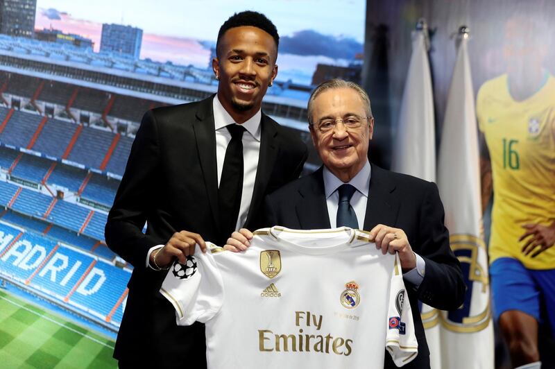 Eder Militao - Brazil defender was part of the influx of new Real Madrid signings this summer, joining from Porto for  £45 million. AFP