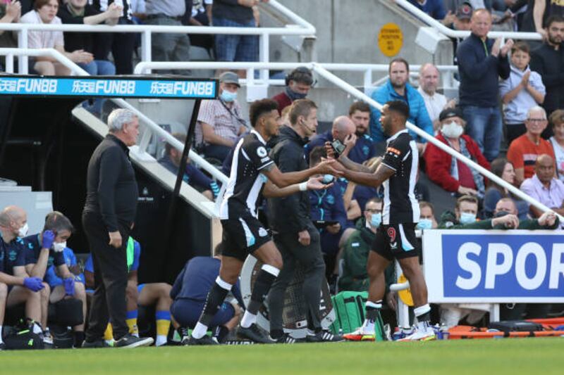 SUBS: Joelinton – (On for Wilson 68’) 6: Looked like he was going to score minutes after coming on but couldn’t get on end of Saint-Maximin cross. Key role in second goal. Getty