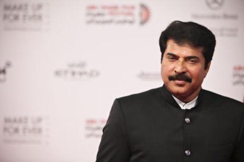 The Keralite film star Mammootty. Lee Hoagland / The National