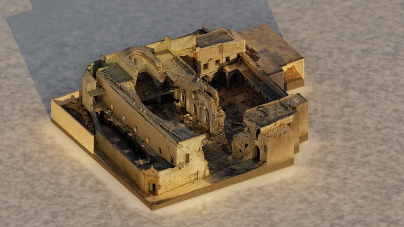 A virtual reconstruction of the Syriac Catholic Al Tahera Church