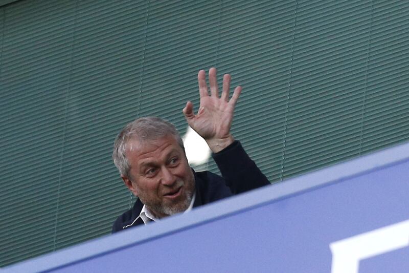 Chelsea's Russian owner Roman Abramovich has handed over control of the club. AFP
