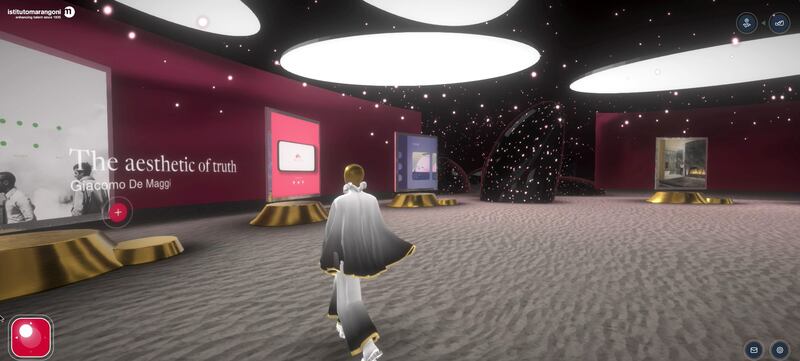 Istituto Marangoni opened its own space in the metaverse, called The Talent District. Photo: Istituto Marangoni