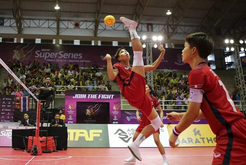 Thailand’s Sasiwimol Janthasit in action during the final. Asia Sports Ventures / Action Images via Reuters