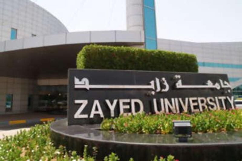 Zayed University have seen their budgets fail to grow in line with cost increases in the past few years.