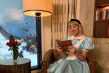 Take the children to a story-reading by Alice at Olea's Alice in Wonderland-themed brunch. Instagram/ Olea Dubai