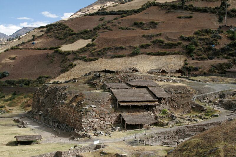 Chavin de Huantar, a Unesco World Heritage site, is about 430km north of Lima, Peru. Reuters