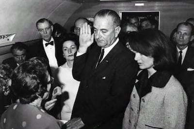 Lyndon Johnson was one of many US presidents to have played games with their vast powers. Getty Images