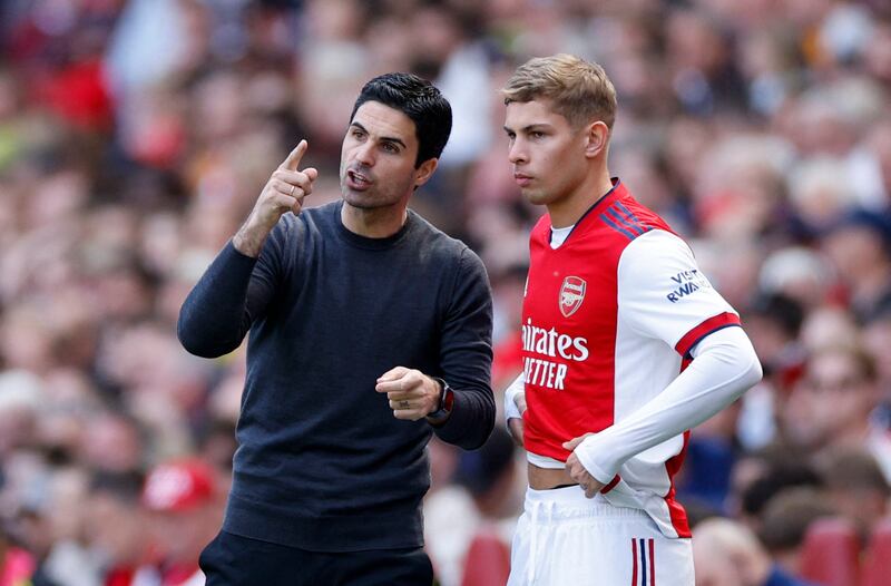 Emile Smith Rowe - (On for Martinelli 78’) N/A. Reuters