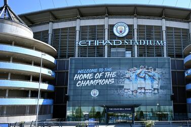 Etihad Stadium, home to Premier League champions Manchester City, will soon host matches again but without supporters. AFP