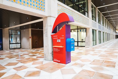 Special Experience Abu Dhabi post boxes have been set up around the city. Photo: DCT Abu Dhabi