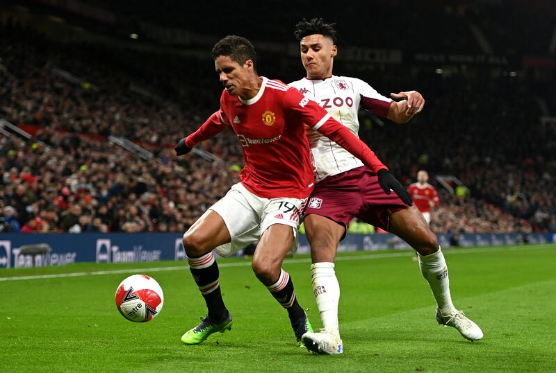 Raphael Varane 7. Best United defender with decent positioning amid the chaos, but still cleared a ball towards Cash as Villa chased an equaliser. Who is going to be his regular partner? Getty Images