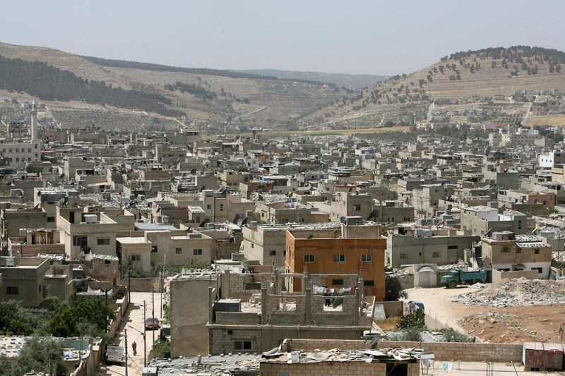 TO GO WITH STORY OF SUHA MAAYEH ON NAKBA.

BAQAA, JORDAN: A Picture shows a view of the Baqaa camp for Palestinian refugees north Amman, Jordan on April 20, 2008. (Salah Malkawi/ The National) 