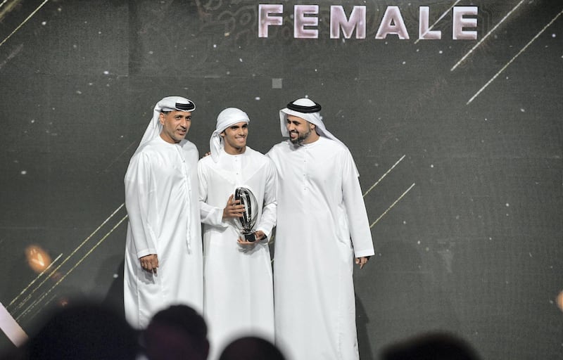 Abu Dhabi, United Arab Emirates - Omar Al Fadhli, 18 won for Best Emirati Male Blue Belt player for the UAE Jiu-Jitsu World Awards night at Emirates Palace. Khushnum Bhandari for The National