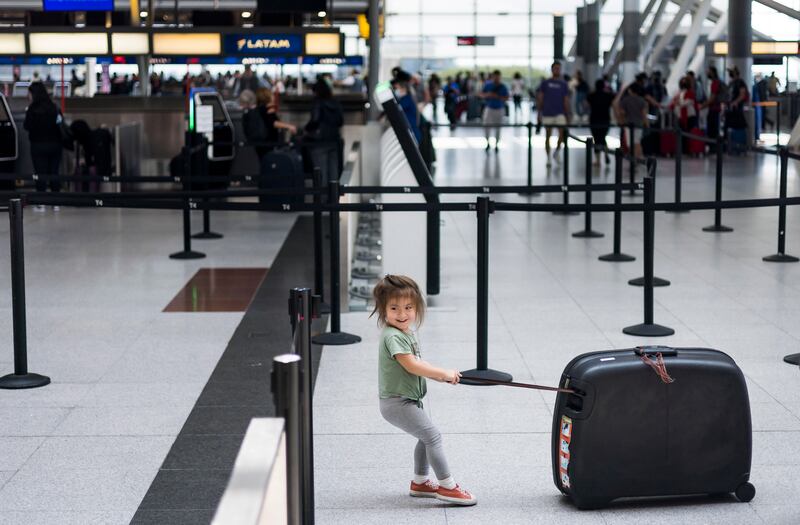 Expat families face high autumn travel costs from the Emirates to the UK in particular. EPA