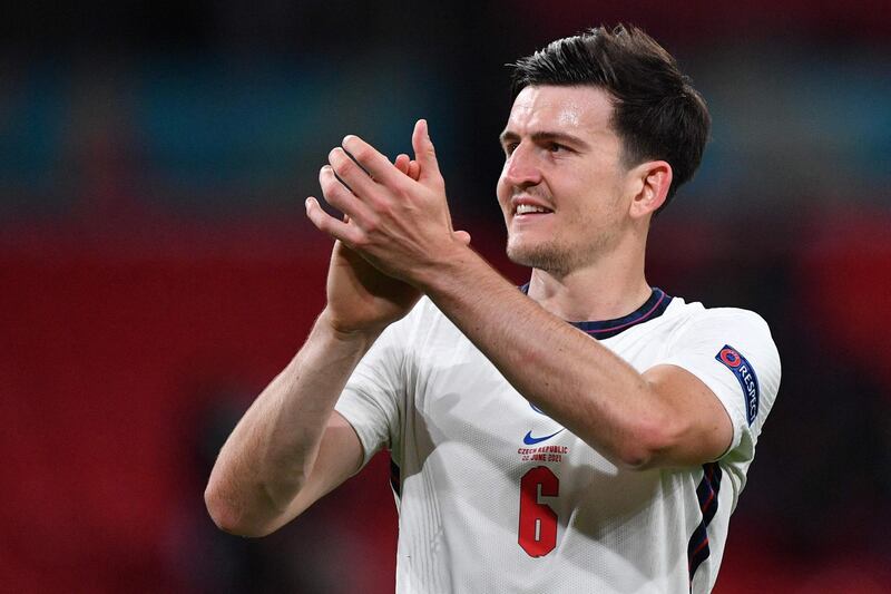 Harry Maguire 7 - First game back after an injury for Manchester United six weeks ago. Superb ball to Kane on 25 before he was put under pressure by Czechs. Appealed for a penalty claiming he’d been fouled on 67. AFP