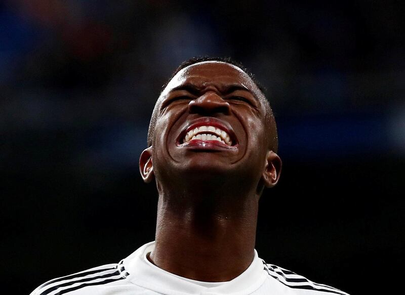 Real Madrid's Vinicius Junior was also on the scoresheet for Real. Reuters